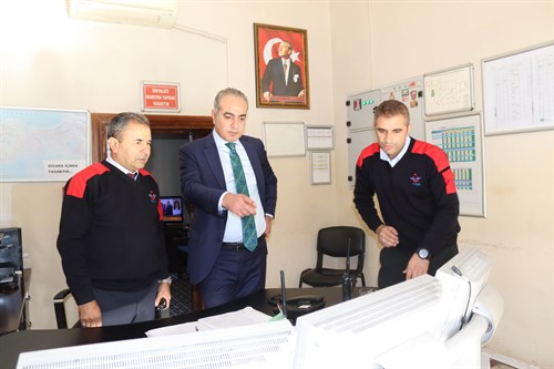  Kaymakam Gürbüz'den TCDD Gar Şefliğinde İnceleme